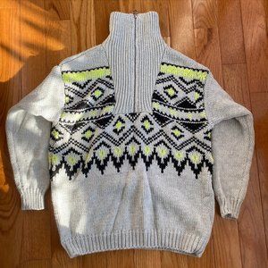 1/4 Zip Turtle Neck Sweatshirt